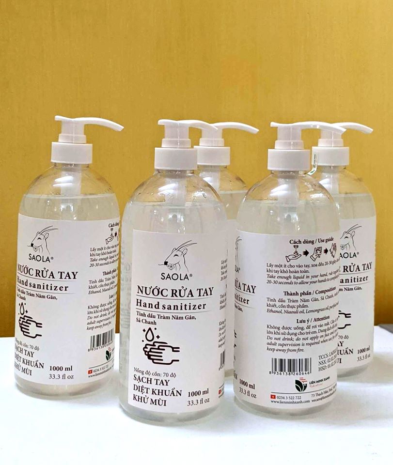 Ảnh của Nước rửa tay diệt khuẩn Sao La chai 1 lít