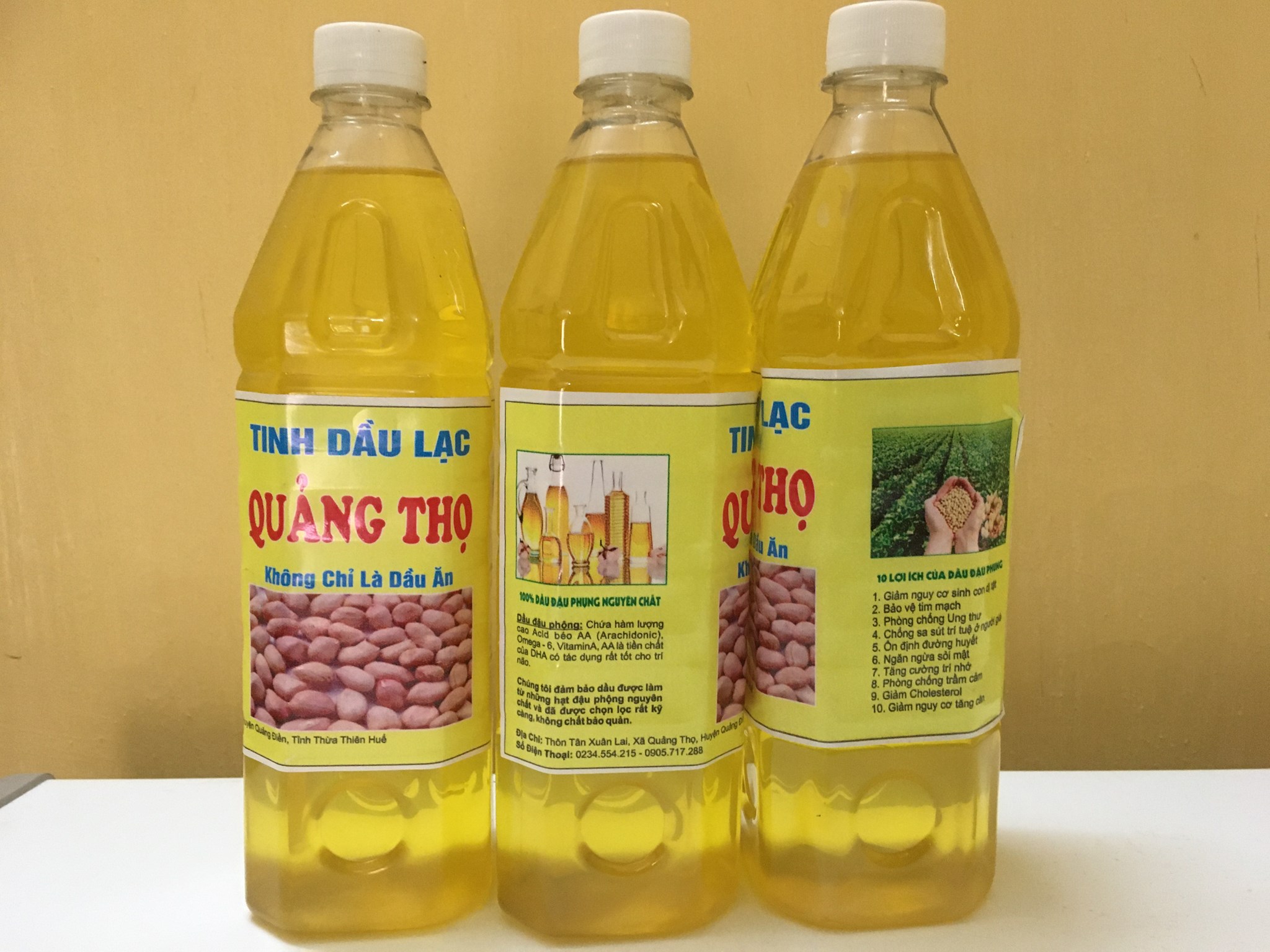 Ảnh của Dầu lạc Quảng Thọ (chai 1lit)