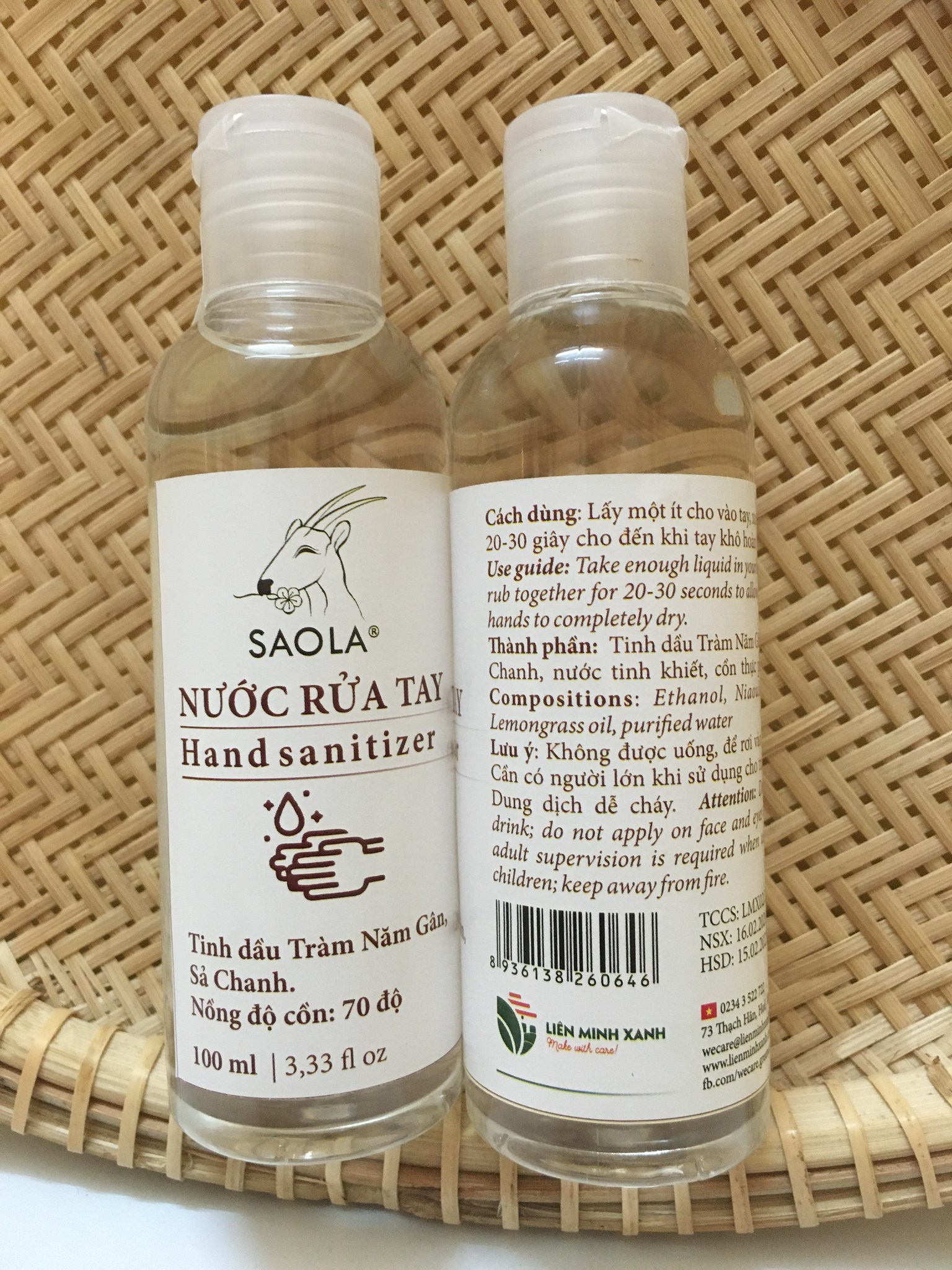 Ảnh của Nước Rửa tay diệt khuẩn Sao La chai 100ml