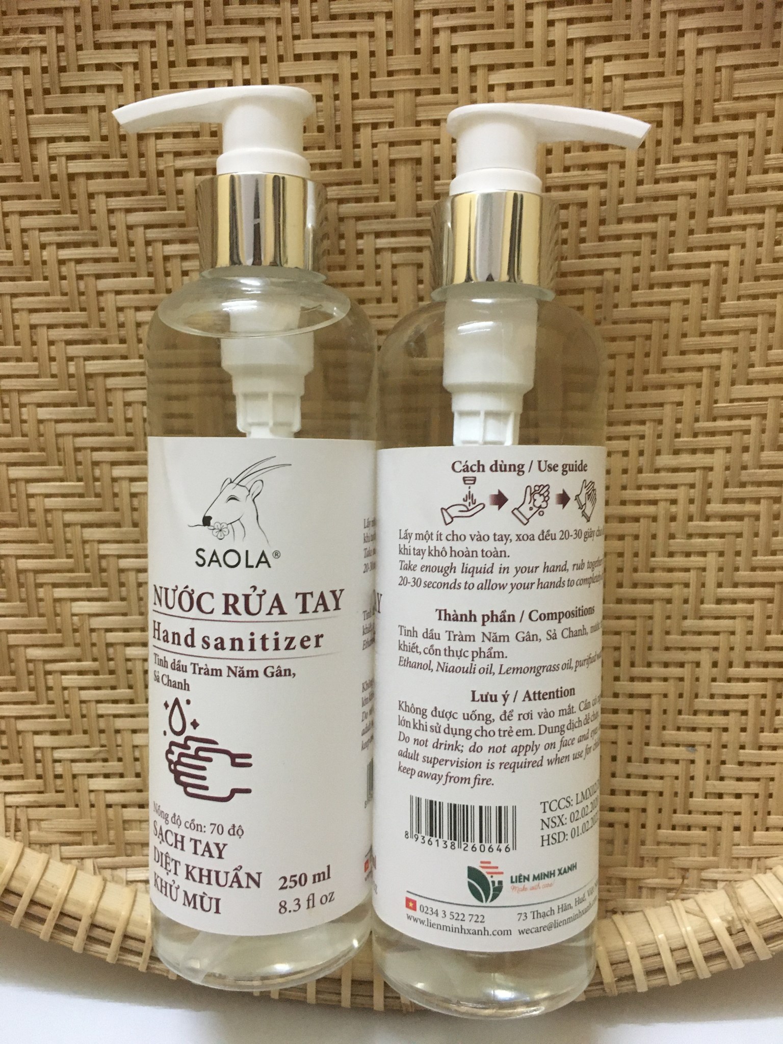 Ảnh của Nước rửa tay diệt khuẩn Sao La (chai 250ml)