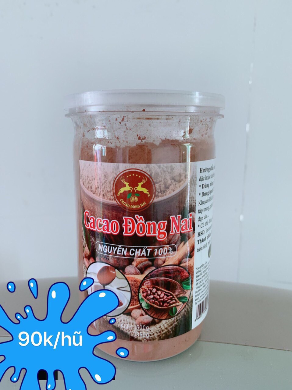 Ảnh của Cacao nguyên chất (350g/hũ)