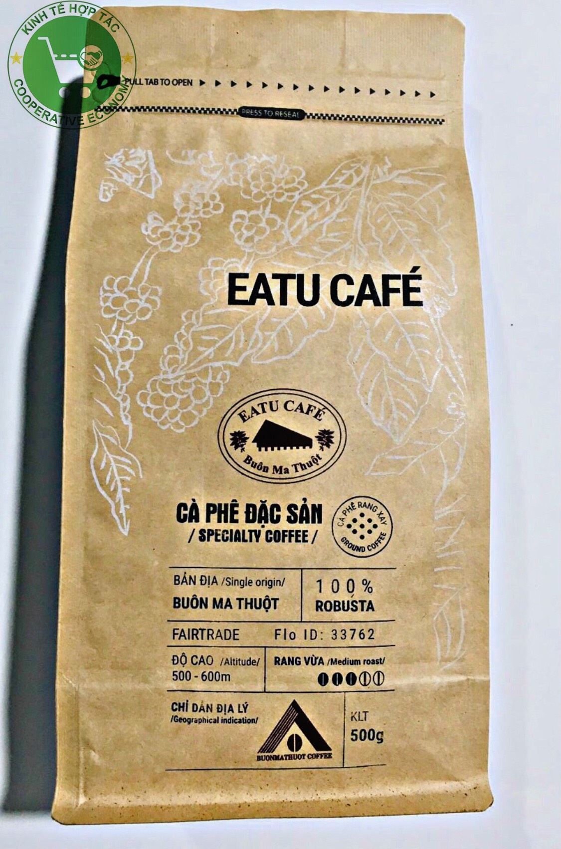 Ảnh của Cà phê Rang xay đặc sản Buôn Ma thuột (Túi - 250g)