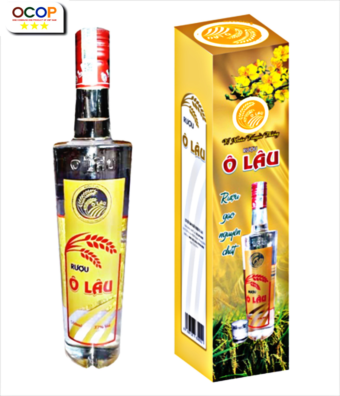 Ảnh của Rượu Ô Lâu 37% (Chai thủy tinh - 500ml)