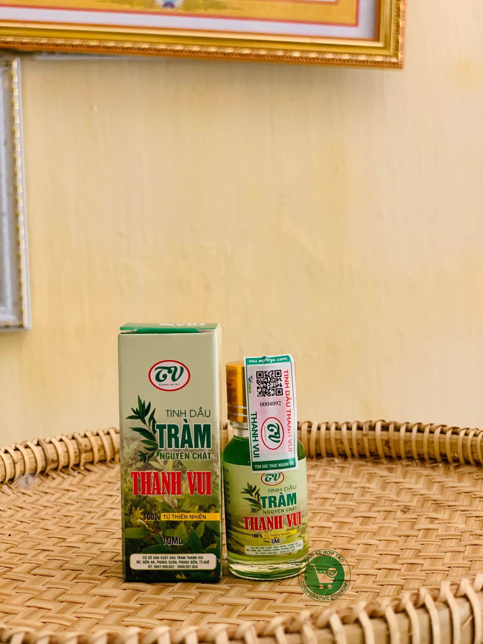 Ảnh của Dầu tràm nguyên chất Thanh Vui (Chai 10ml)