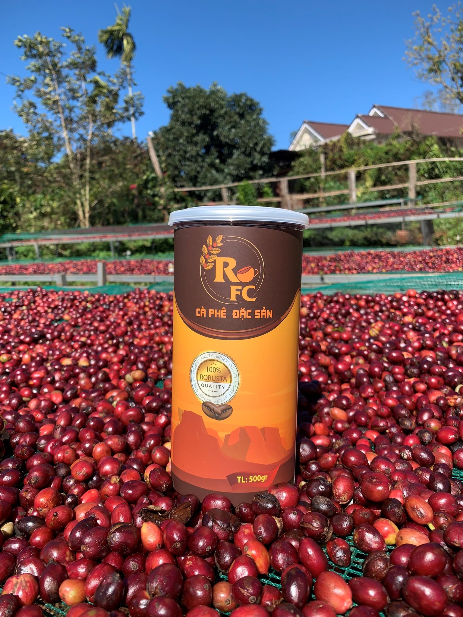 Ảnh của Cà Phê Đặc Sản Hữu Cơ ROFC (hạt rang) 400G