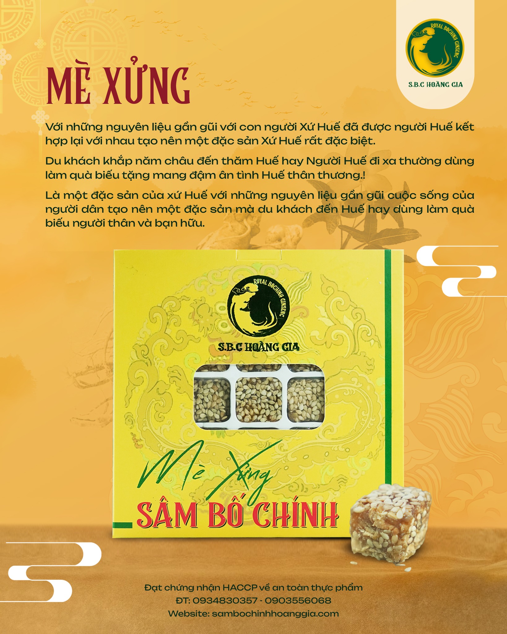 Ảnh của Mè xửng sâm bố chính (hộp)