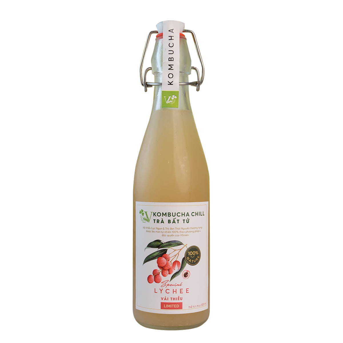 Ảnh của Vkombucha Chill Vải Thiều 500ml