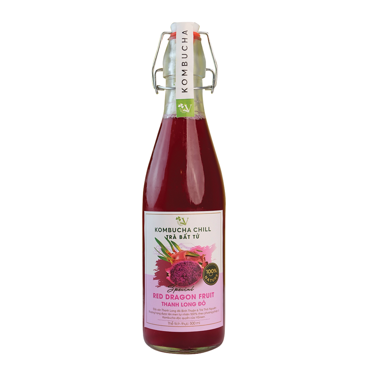 Ảnh của Vkombucha Chill Thanh Long 500ml