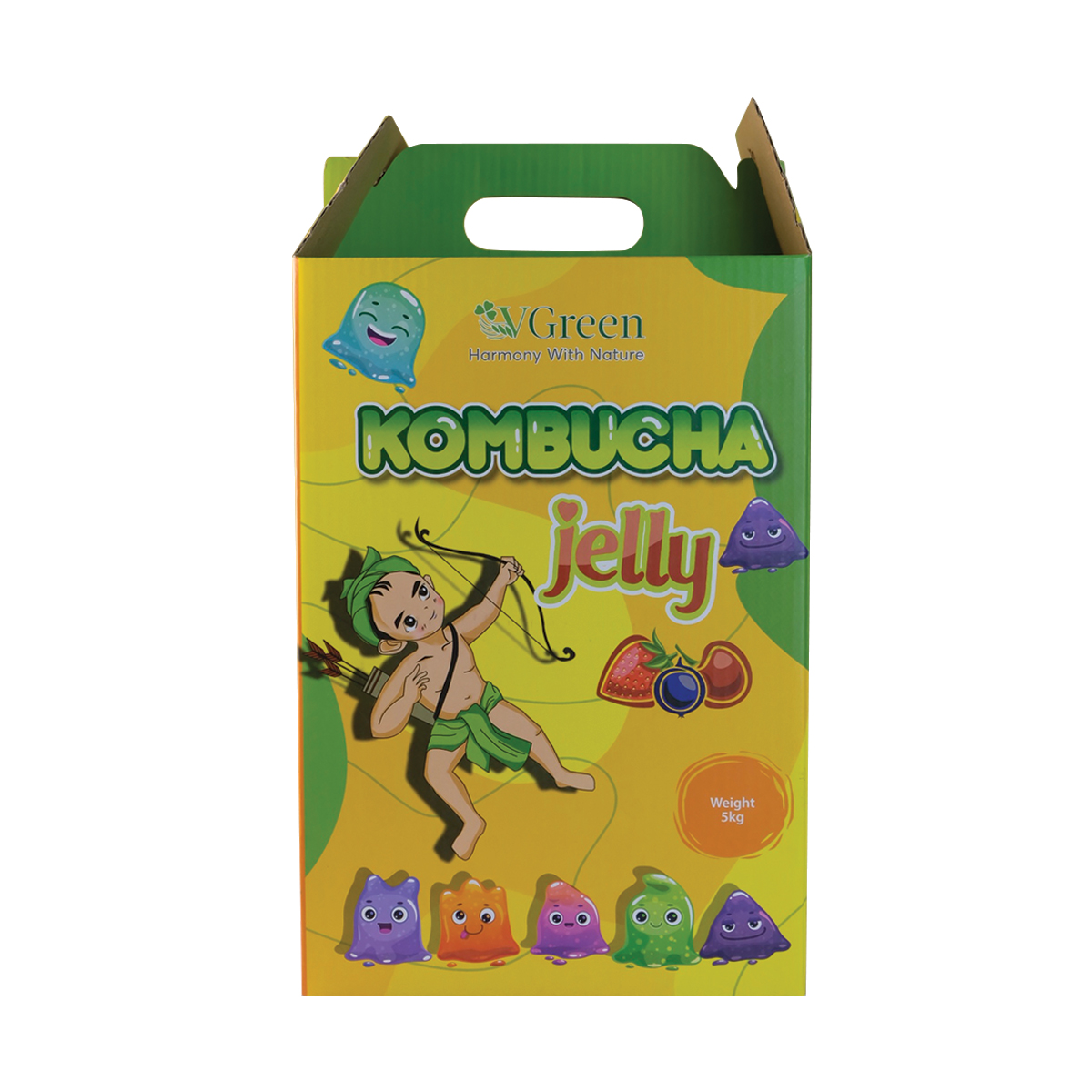 Ảnh của Thạch xanh kombucha 5kg (pack) mix vị