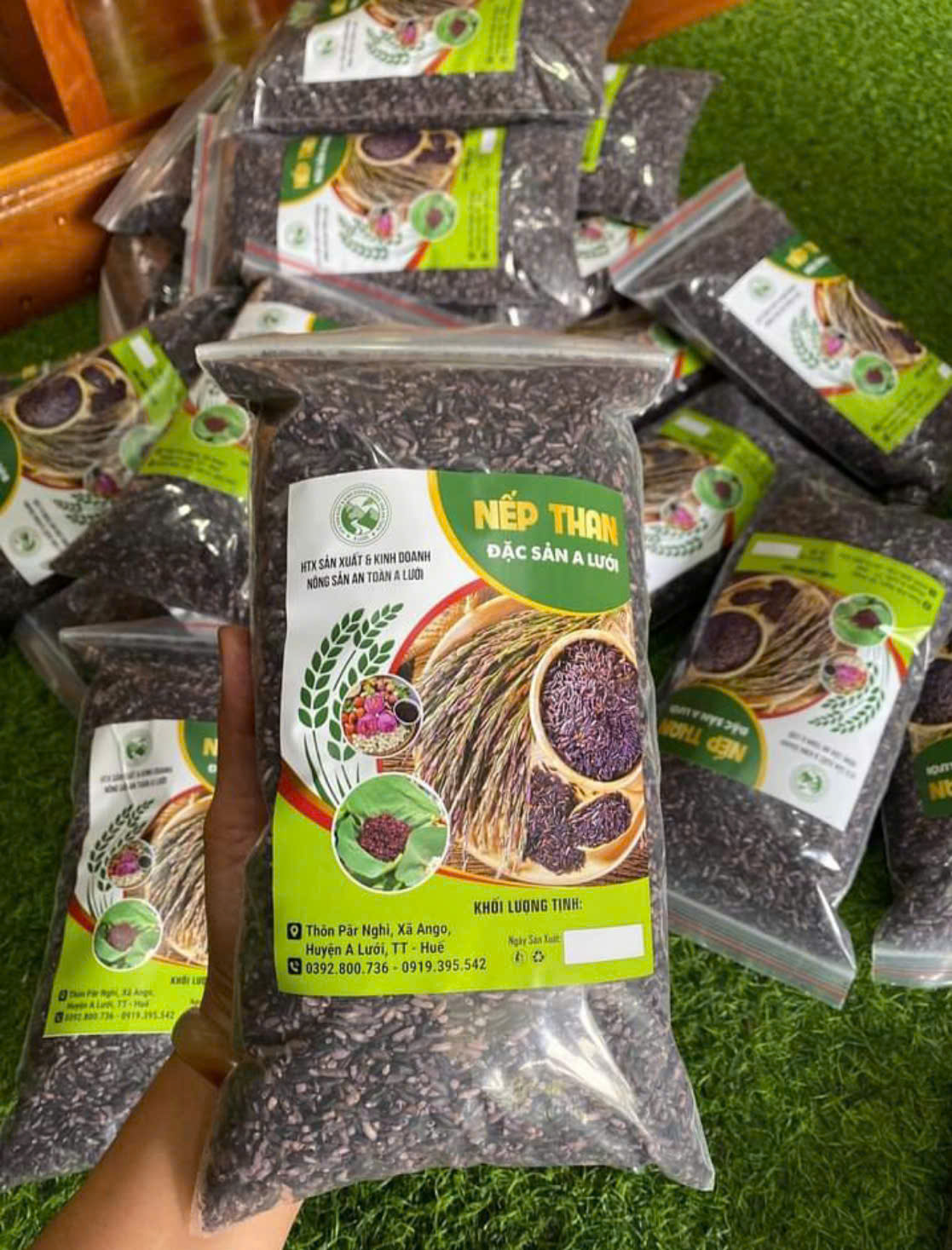 Ảnh của Nếp than A Lưới (túi)