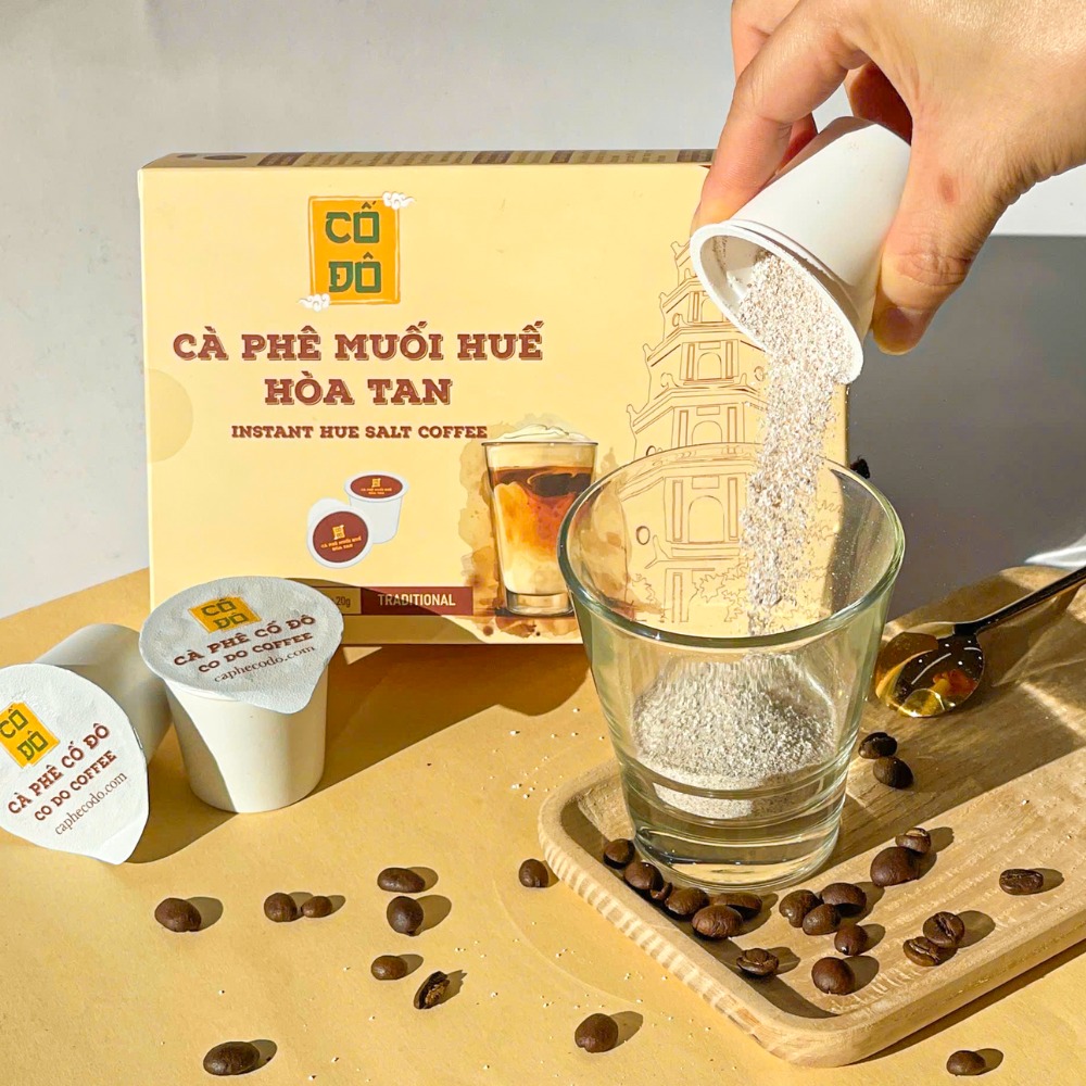 Ảnh của Hộp 6 Viên Cà Phê Muối Huế Hòa Tan