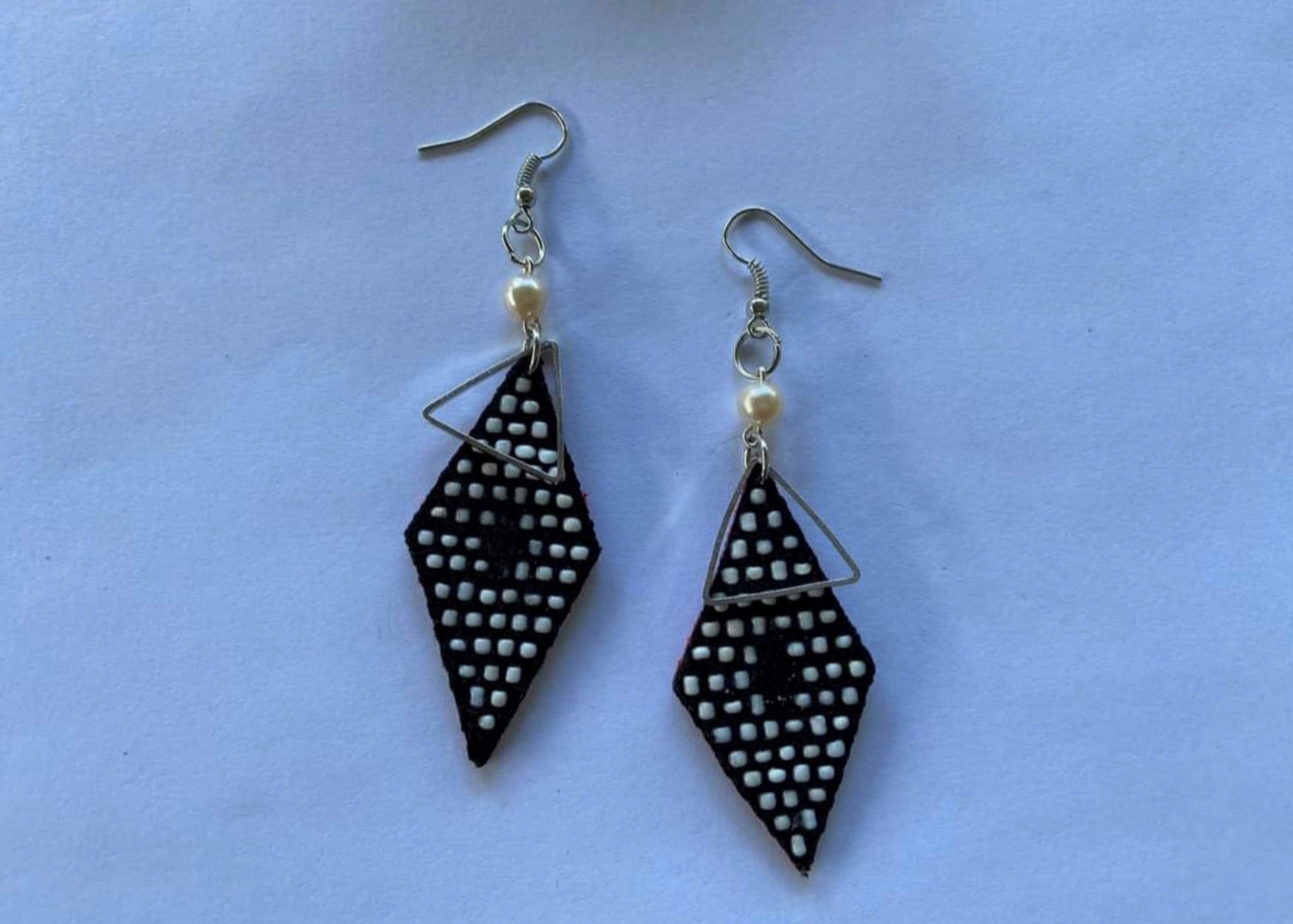 Ảnh của Bông tai thổ cẩm AZaKooh (đôi)