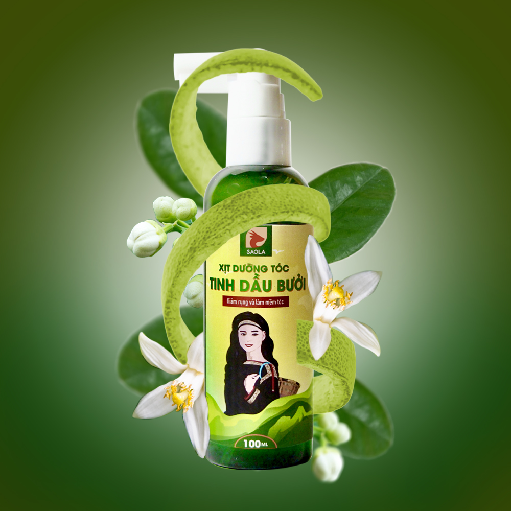 Ảnh của Xịt Dưỡng Tóc Tinh Dầu Bưởi SAOLA